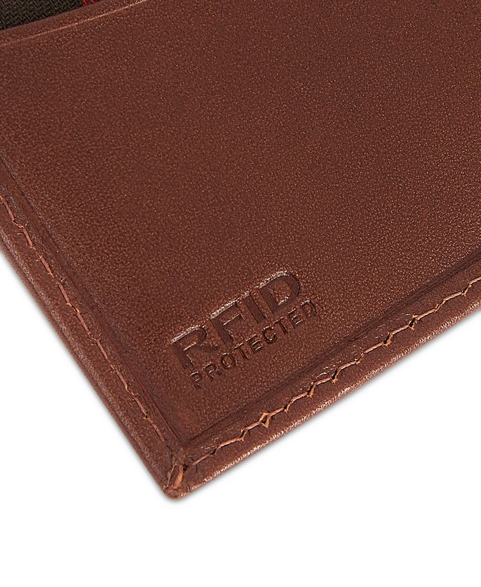 Barbour Colwell Leather Billfold Wallet