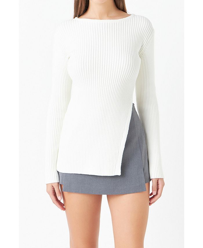 endless rose Women's Asymmetric Knit Top Macy's