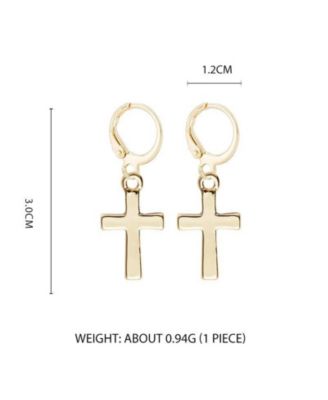 Cross Dangle Earrings