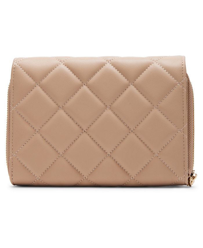 Steve Madden Quilted Zip Around Wallet