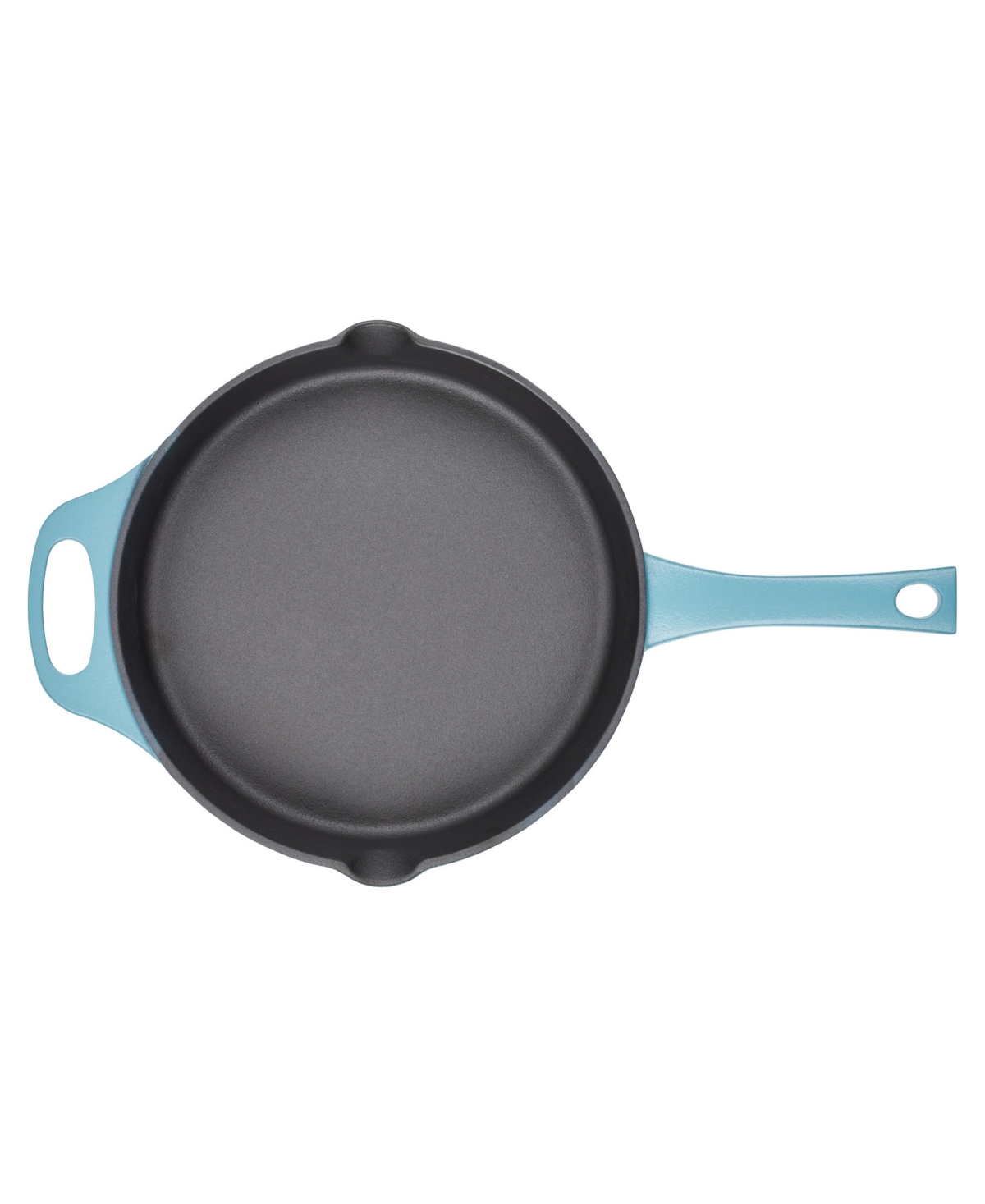 Shop Rachael Ray Nitro Cast Iron 10" Skillet In Agave Blue