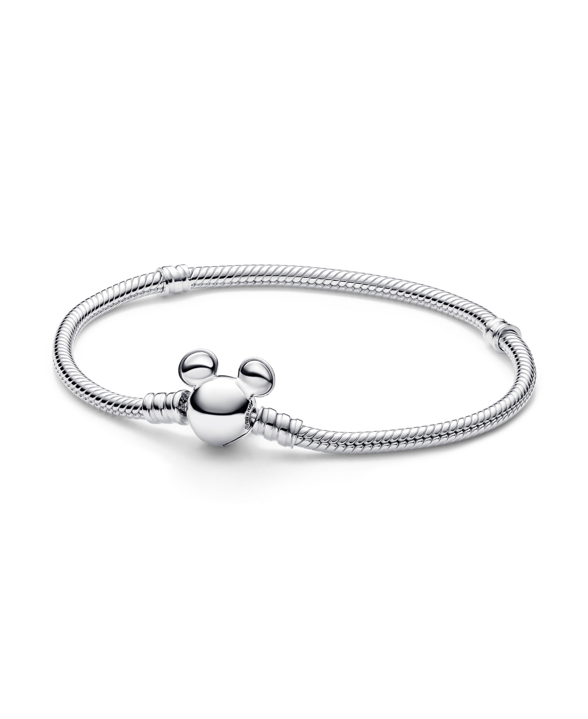 Sterling Silver Disney Snake Chain Bracelet - Silver