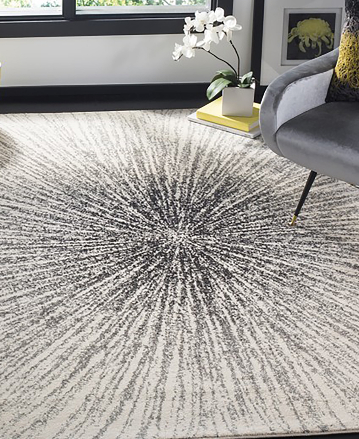 Safavieh Evoke EVK228 Area Rug -Ivory