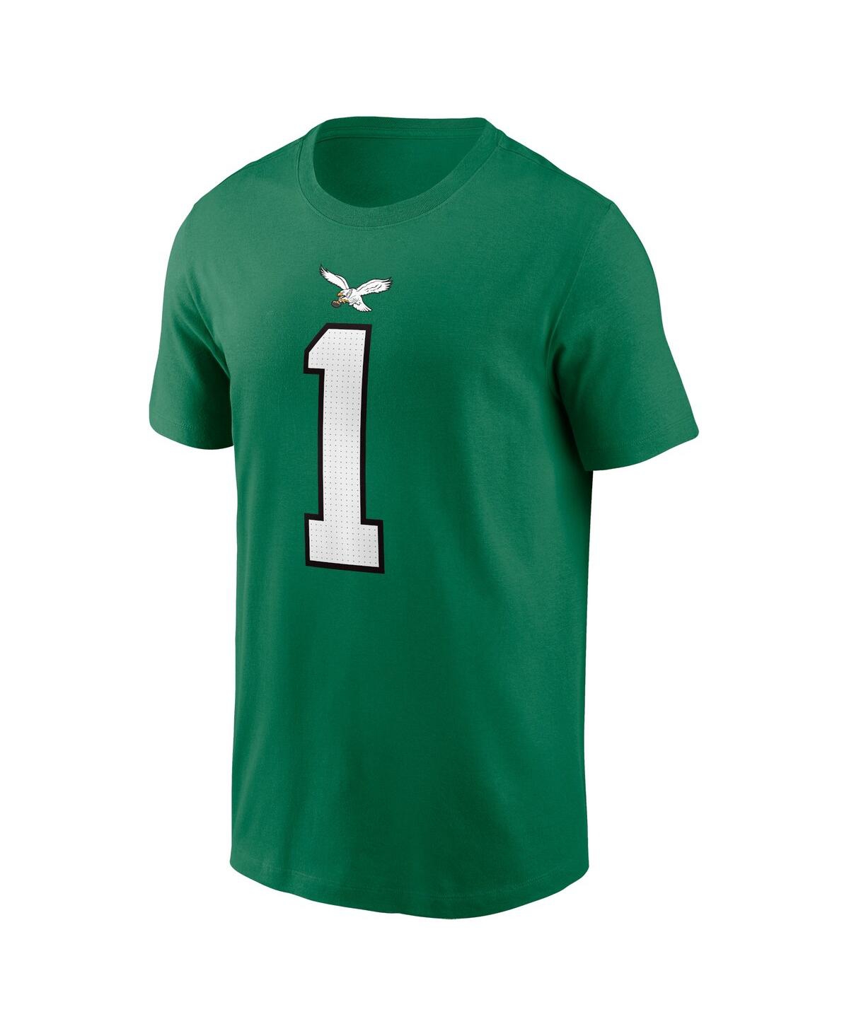 Men's Nike Jalen HurtsPhiladelphia Eagles Alternate Player Name Number T-shirt - Kelly Green