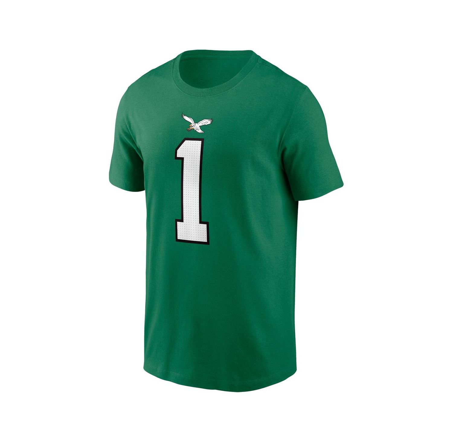 Men's Jalen Hurts Kelly Green Philadelphia Eagles Alternate Player Name & Number T-shirt