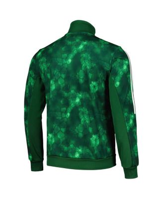 Men's Green Celtic Lifestyle Full-Zip Track Top