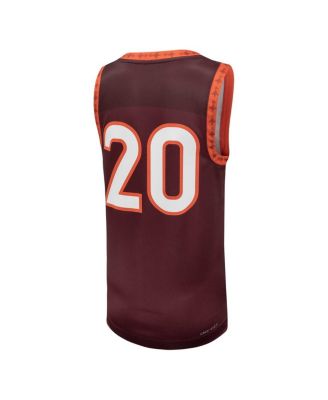Big Boys #20 Maroon Virginia Tech Hokies Team Replica Basketball Jersey