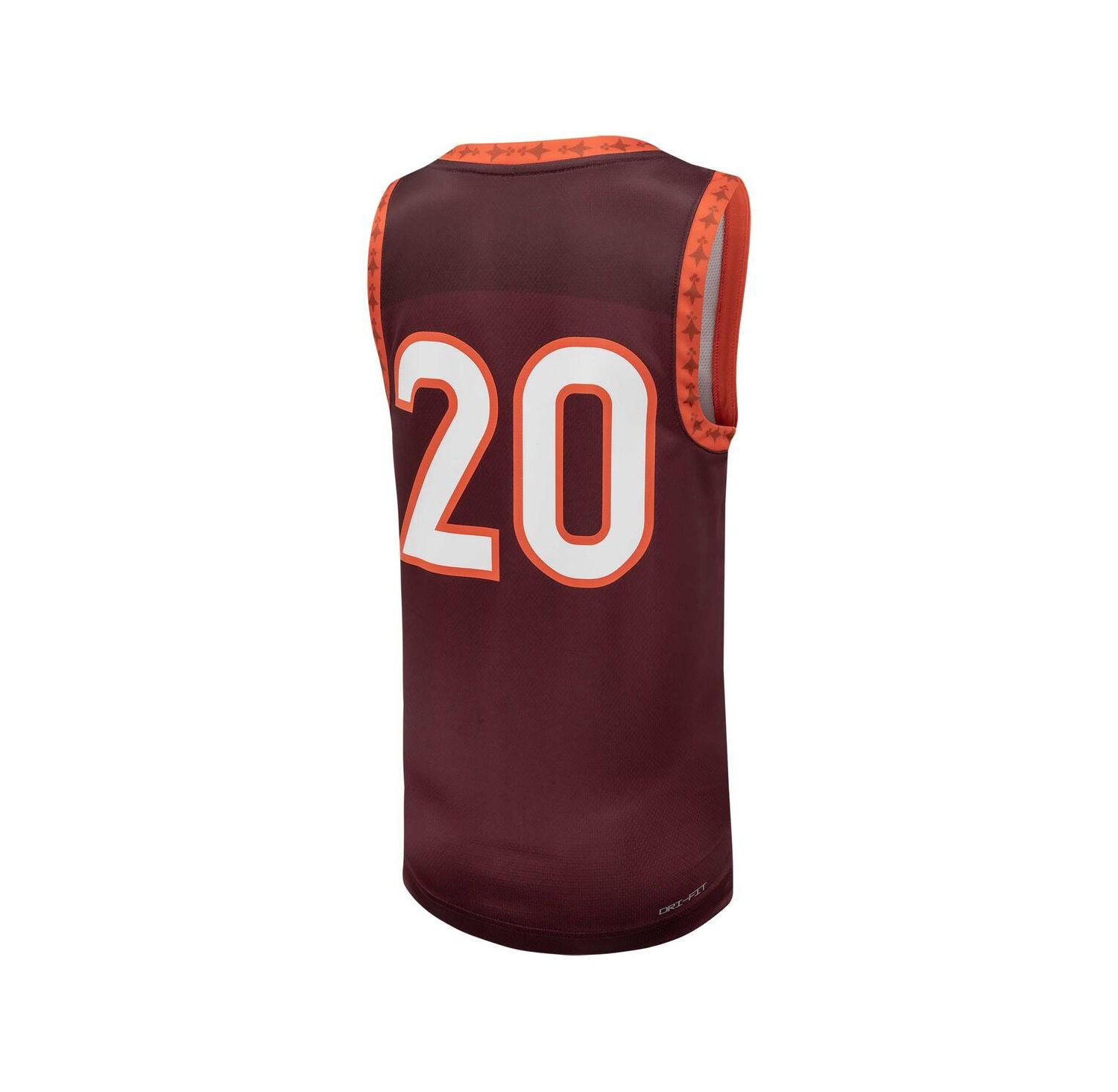 Big Boys #20 Maroon Virginia Tech Hokies Team Replica Basketball Jersey