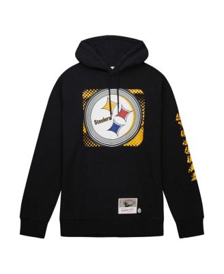 Men's Black Pittsburgh Steelers Gridiron Classics Big Face 7.0 Pullover Hoodie