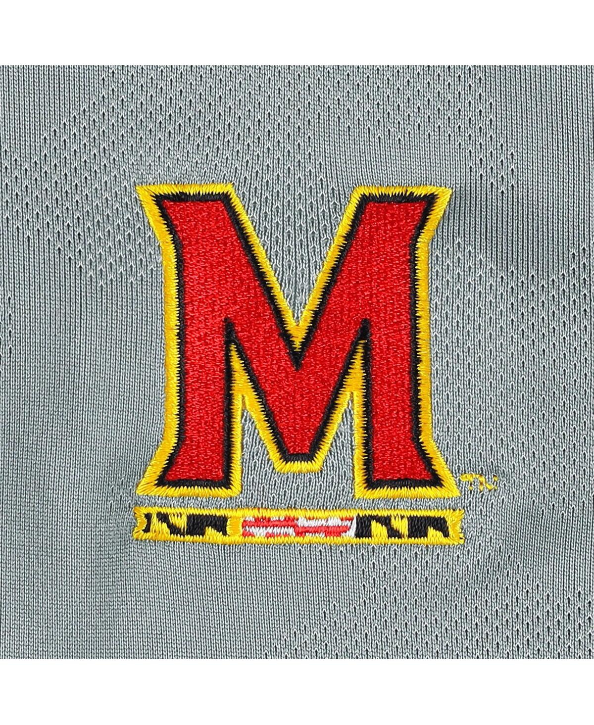 Men's Under ArmourMaryland Terrapins Game Day Camo Raglan Quarter-Zip Top - Steel