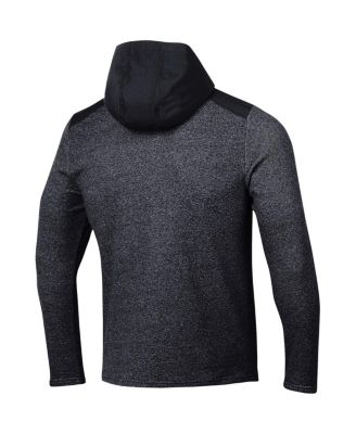 Men's Black Maryland Terrapins Survivor Fleece Hoodie Quarter-Zip Jacket