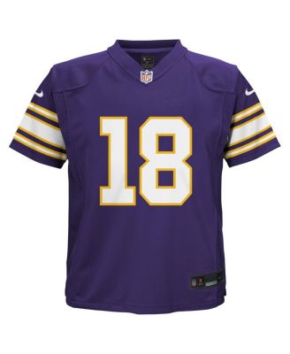 Toddler Boys and Girls Justin Jefferson Purple Minnesota Vikings Alternate Game Jersey
