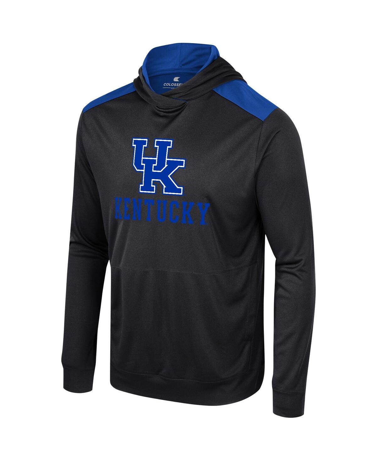 Men's ColosseumKentucky Wildcats Warm Up Long Sleeve Hoodie T-shirt - Black