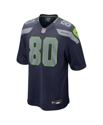 Men's Steve Largent College Navy Seattle Seahawks Retired Player Game Jersey