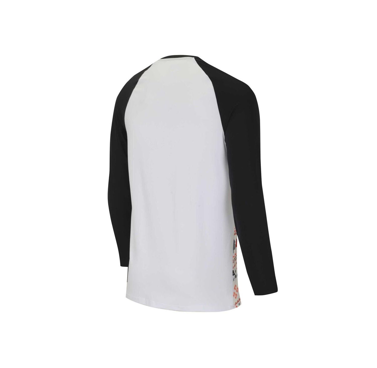 Men's White, Black Cincinnati Bengals Tinsel Raglan Long Sleeve T-shirt and Pants Sleep Set