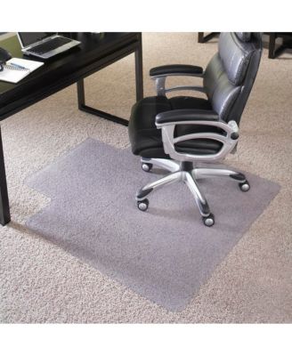 36×48-Inch Chair Mat with Lip – Big & Tall 400 lb Capacity for Carpeted Floors