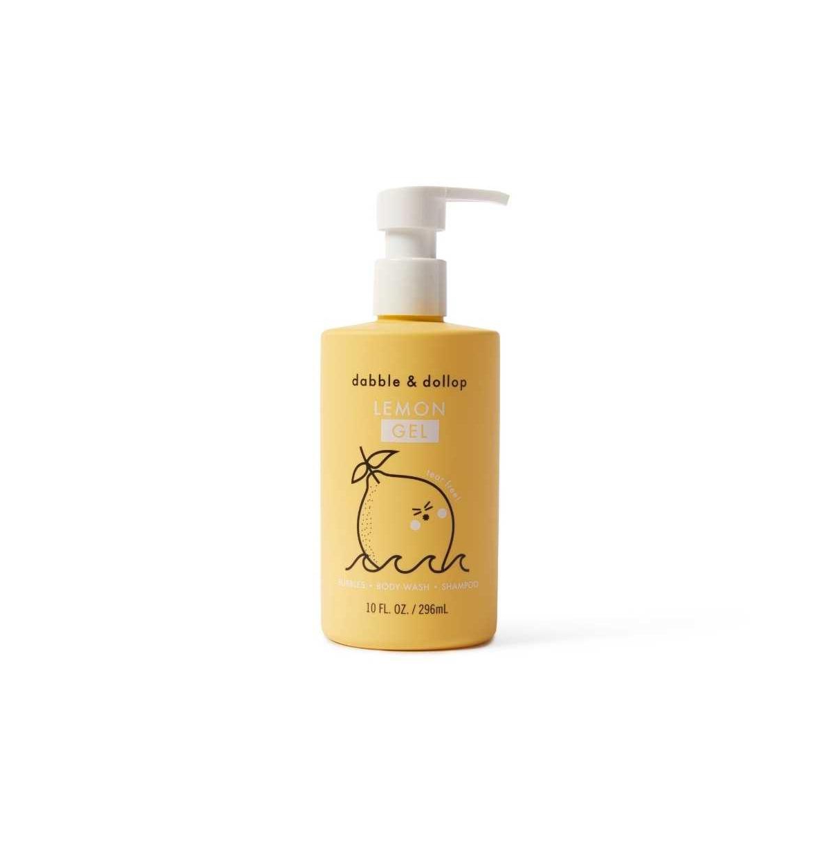 Dabble & Dollop Kids' Lemon Shampoo, Bubble Bath & Wash In Medium Yellow