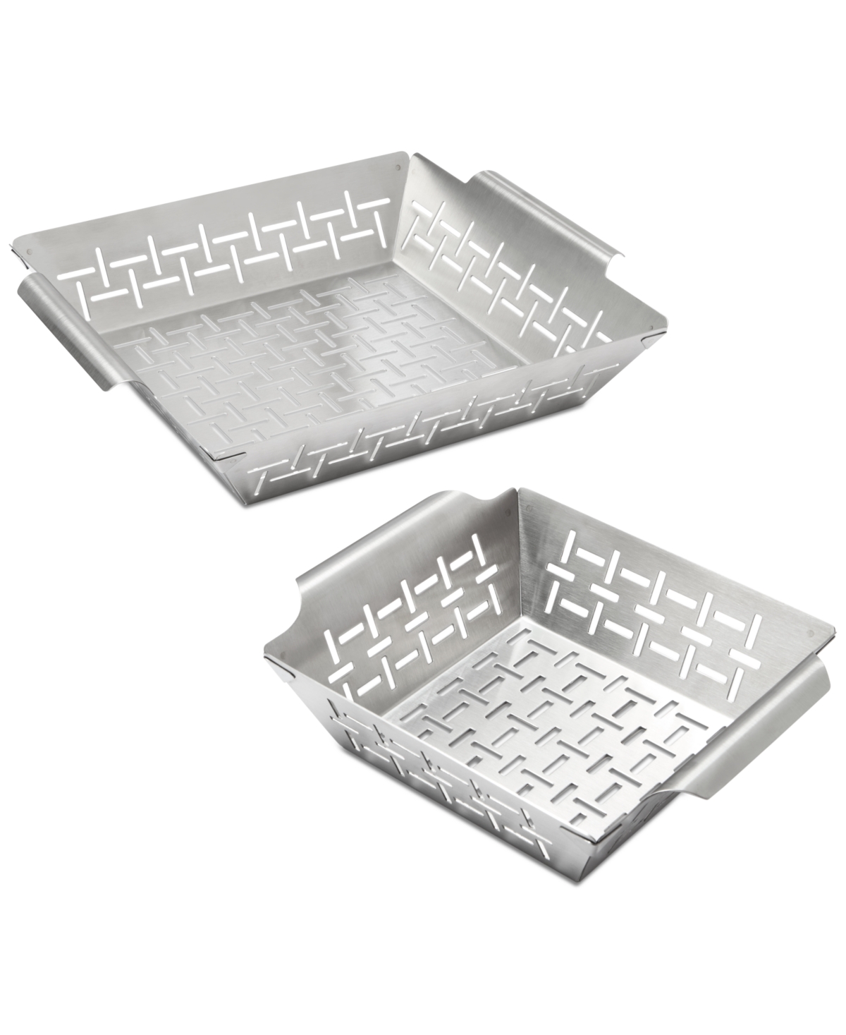 Shop The Cellar Set Of 2 Grill Baskets, Created For Macy's In No Color