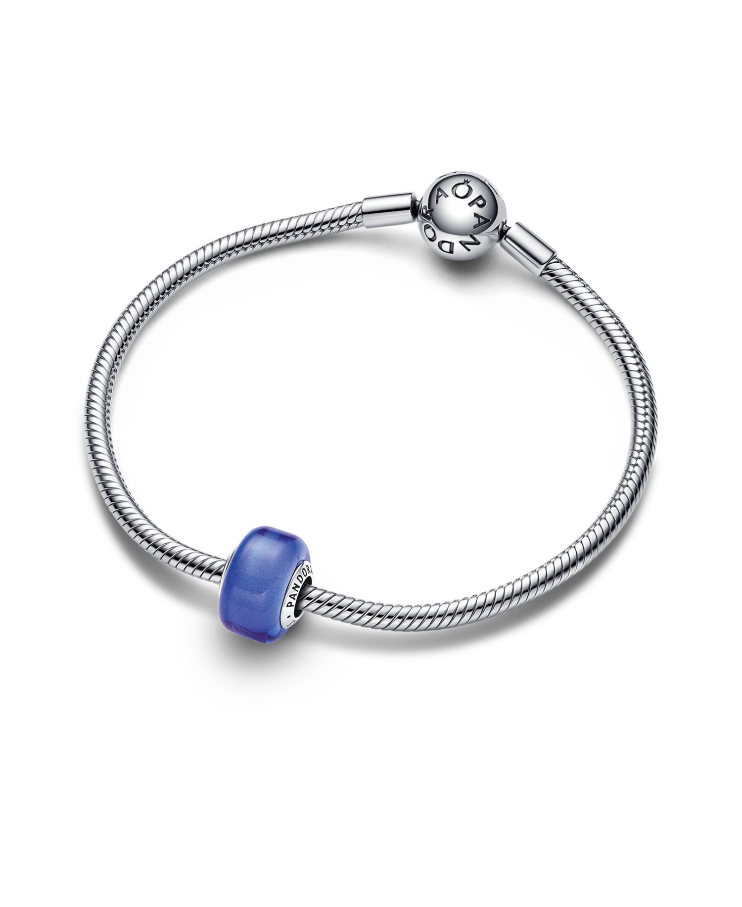 Sterling Silver with Murano Glass Charm