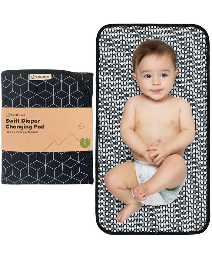 KeaBabies Swift Diaper Changing Pad, Portable Waterproof Diaper