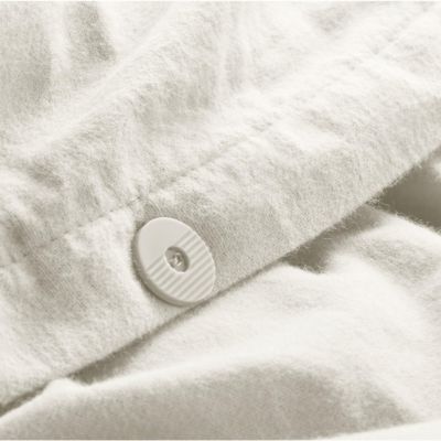 90" x 90"Bare Home Cotton Flannel Full/Queen Duvet Cover Set