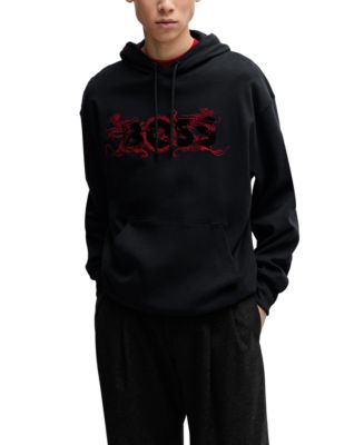 BOSS by Hugo Boss Men's Lunar New Year Artwork Regular-Fit Hoodie