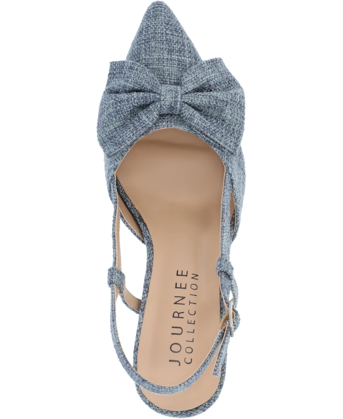 Journee Collection Tailynn Slingback Pump In Blue