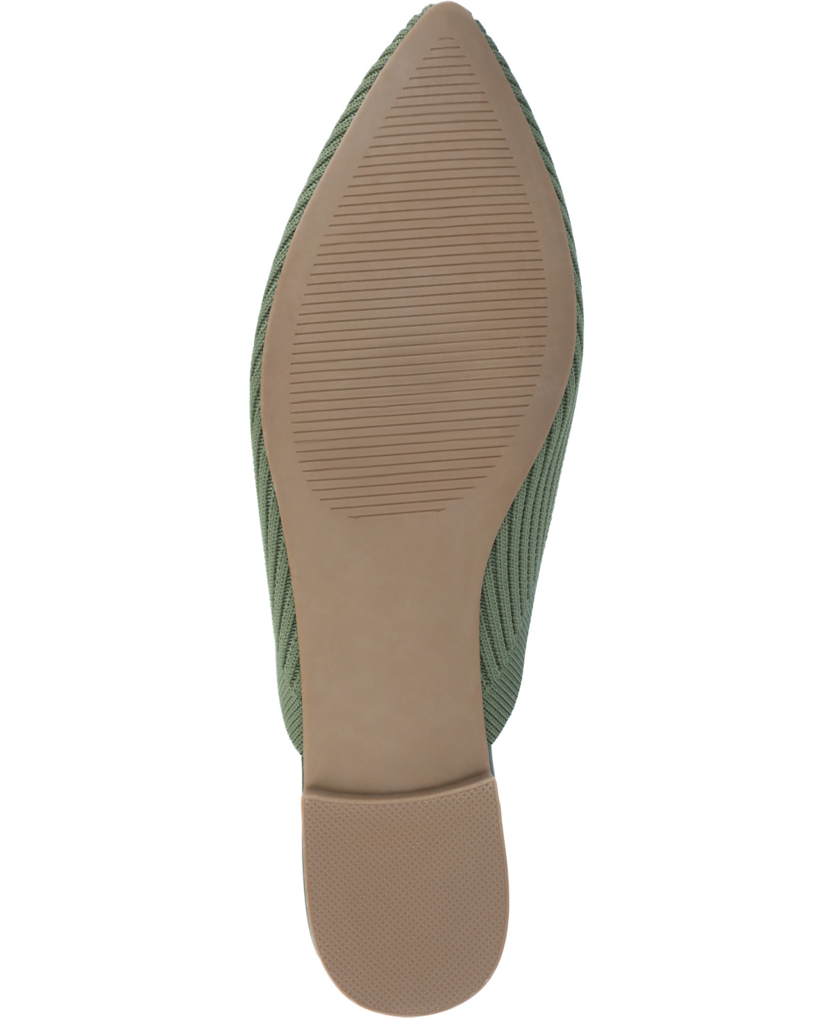 Shop Journee Collection Women's Aniee Knit Mules In Olive