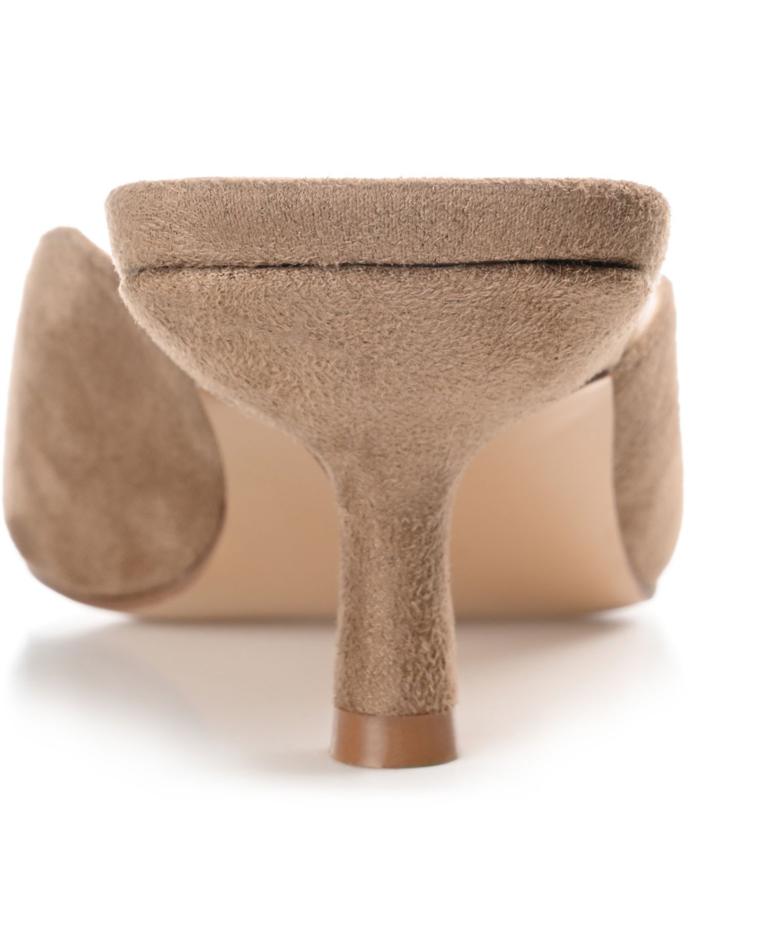 Women's Larna Square Toe Slip On Kitten Heels