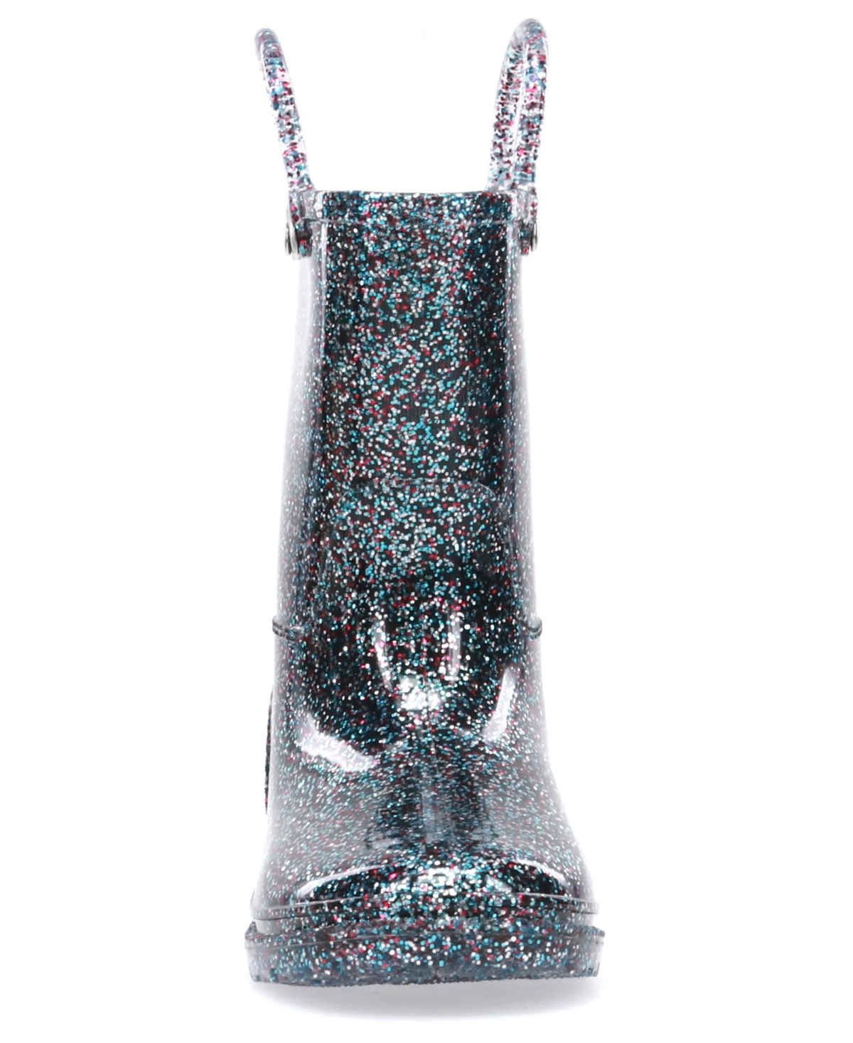 Toddler Little Girl's and Big Glitter Rain Boot