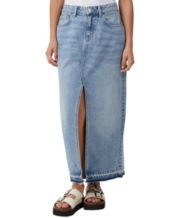Long jean skirts top at macy's