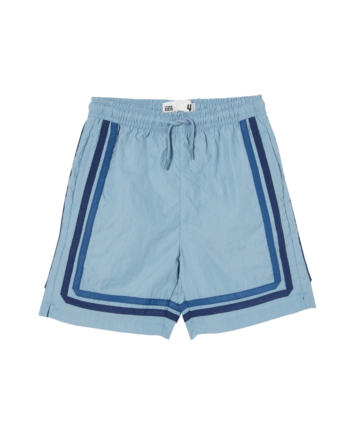 Cotton On Kids' Little Boys Reggie Lightweight Shorts In Dusty Blue