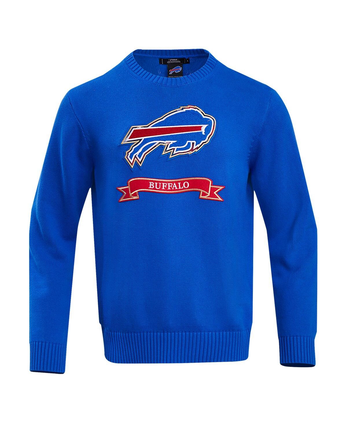 Shop Pro Standard Men's  Royal Buffalo Bills Prep Knit Sweater