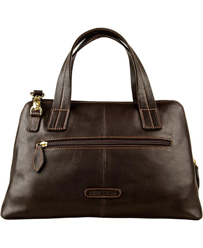 Hidesign Cerys Medium Leather Satchel Crossbody with Detachable