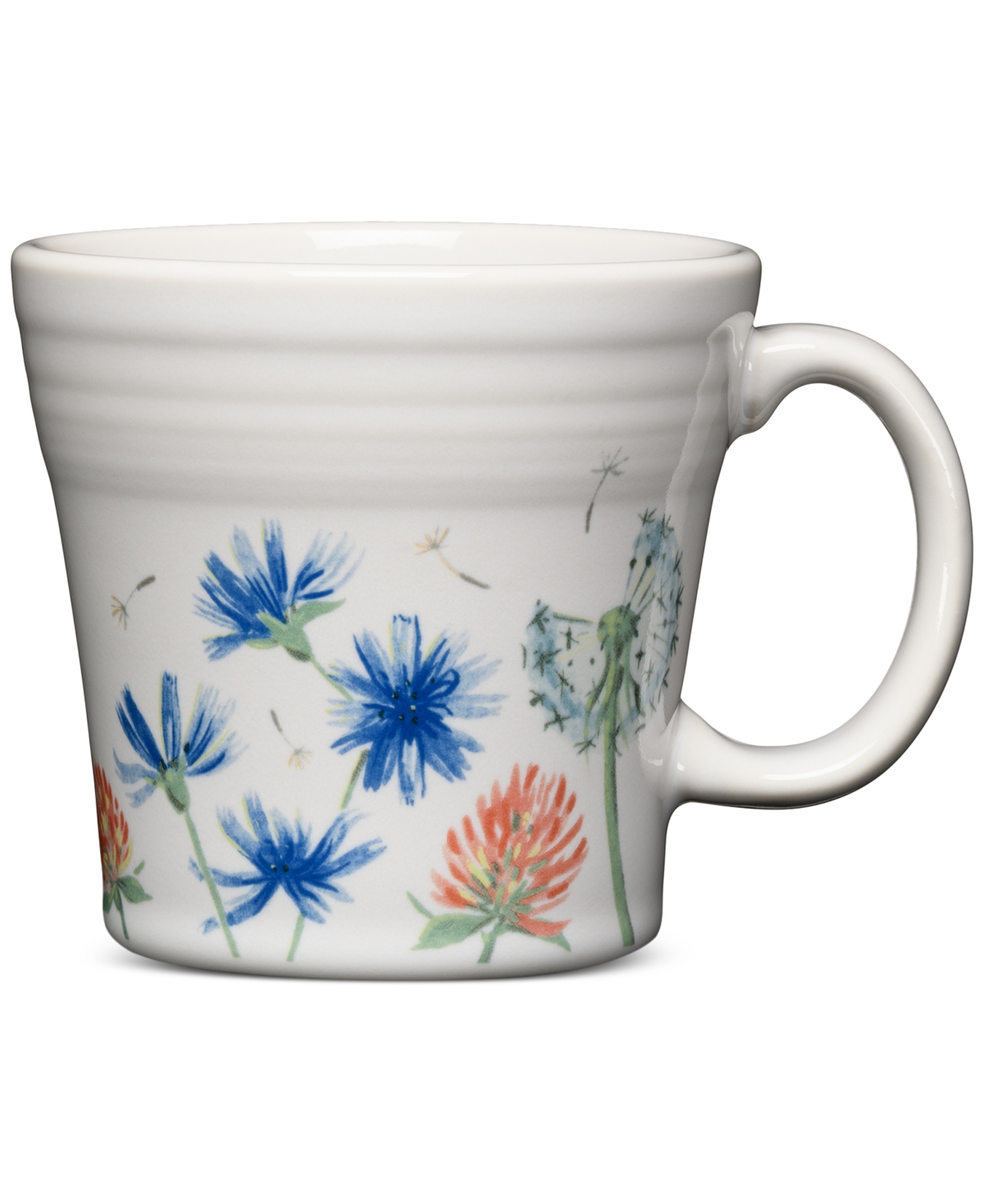 Breezy Floral Tapered Mug - Multi Color Design With Fiesta Colors