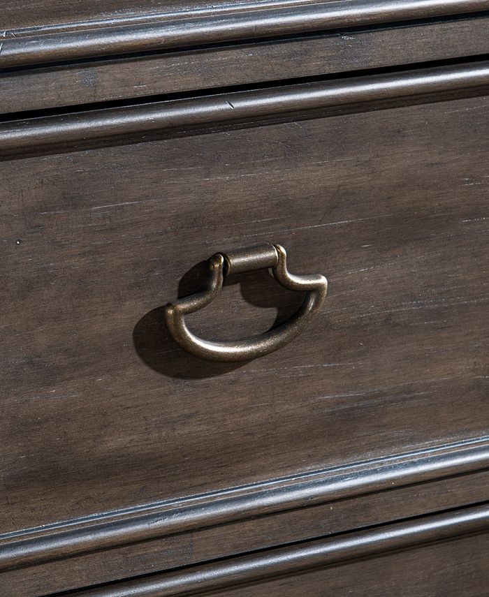 Furniture Mandeville Louvered King Storage Bed Macy's