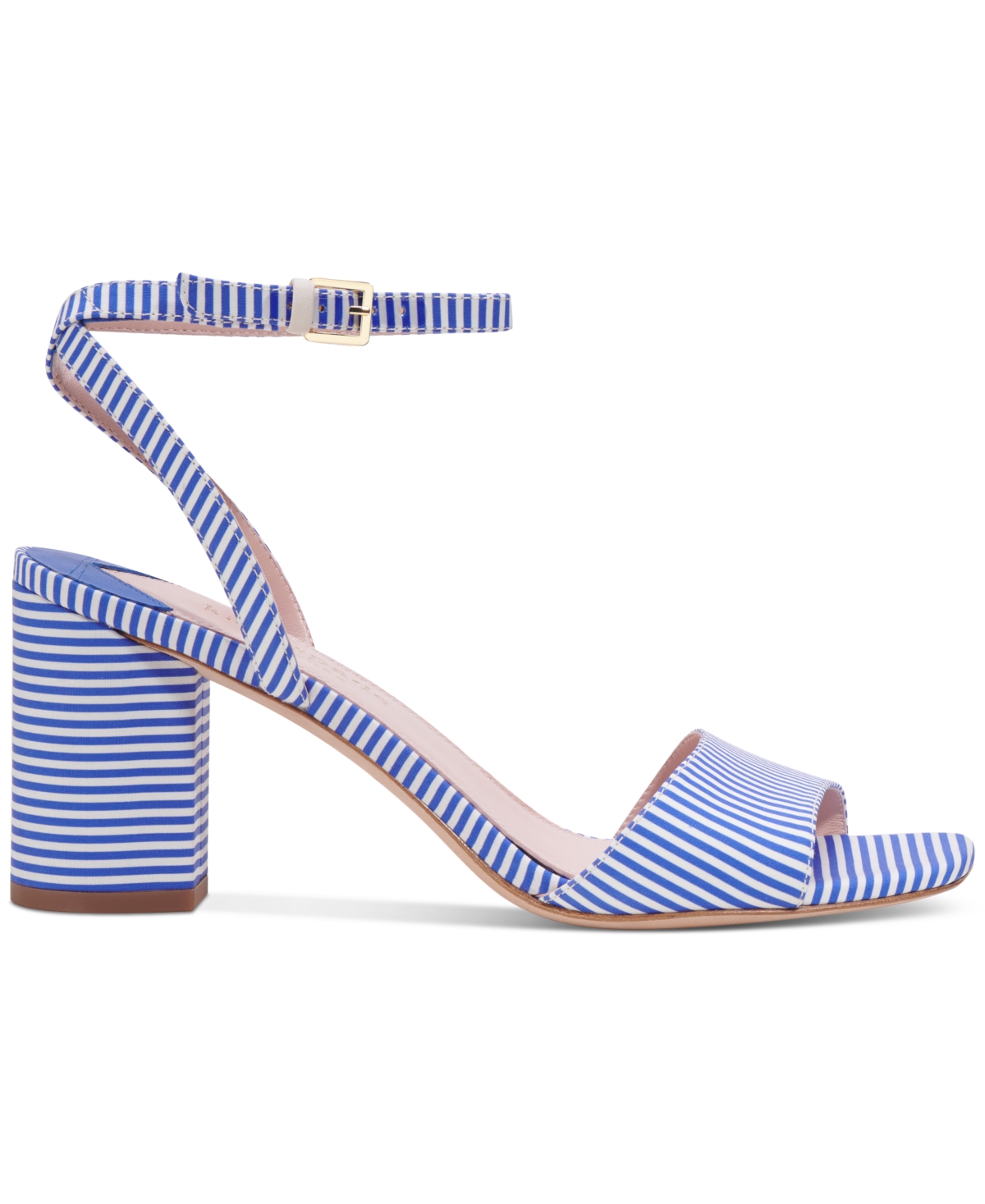 Shop Kate Spade Women's Delphine Ankle-strap Dress Sandals In Wild Blue Iris,fresh White