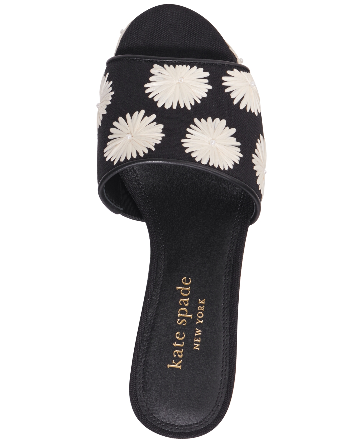 Shop Kate Spade Women's Ibiza Slip-on Platform Wedge Sandals In Pale Gold