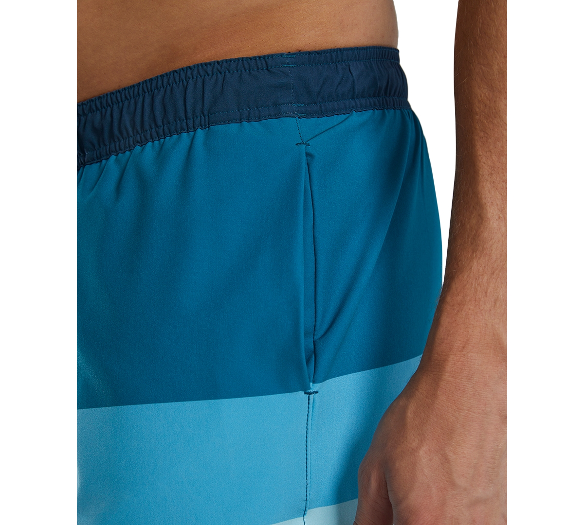 Shop Tyr Men's Skua Color Block Performance 7" Volley Shorts In Teal,multi