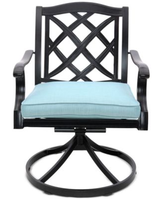 Wythburn Mix and Match Lattice Outdoor Swivel Chair