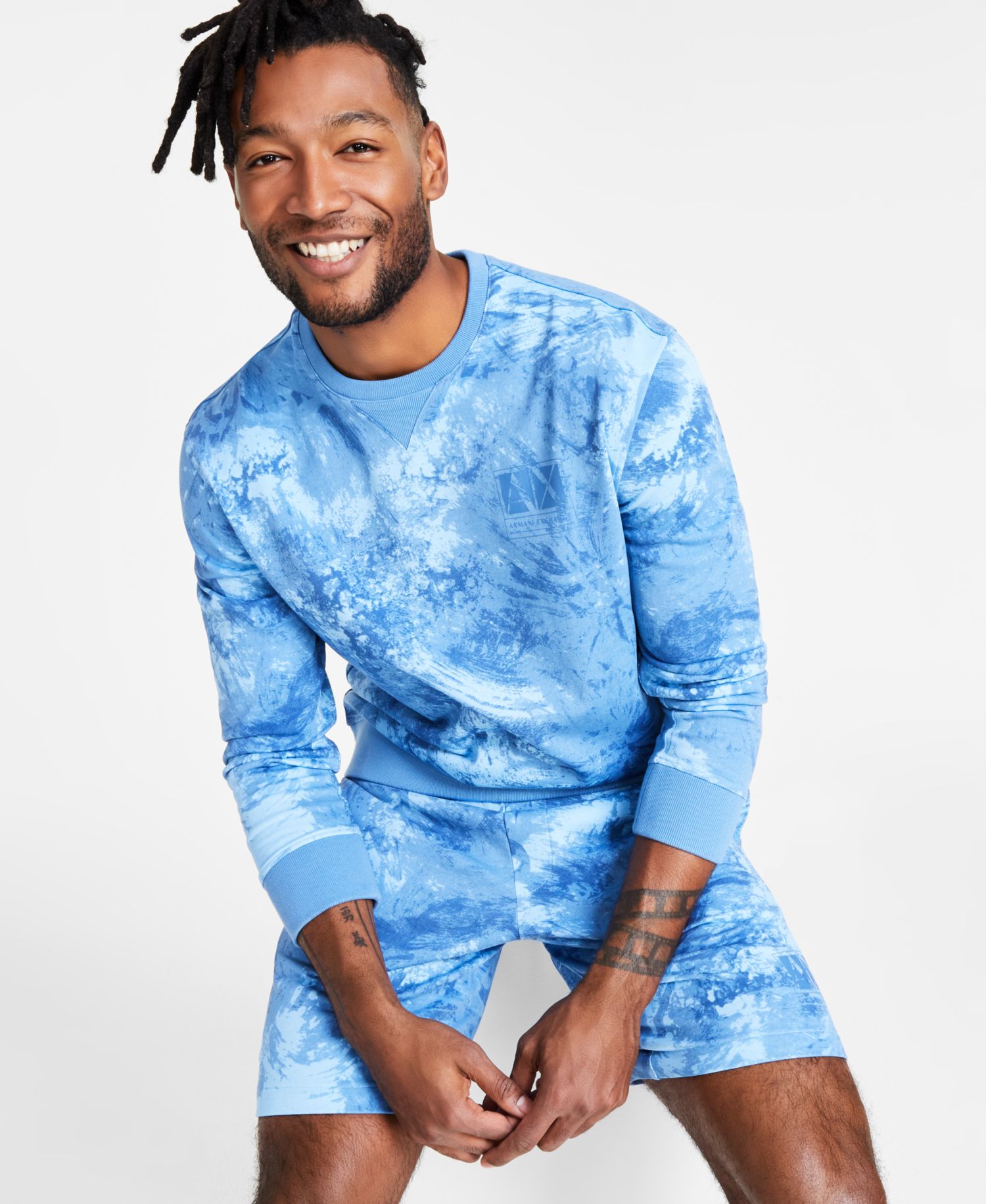 Men's Dip Dyed Fleece Sweatshirt