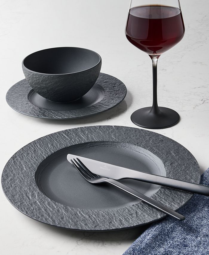Villeroy & Boch Manufacture Rock Dinnerware, Glassware & Flatware Macy's