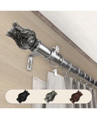 Rod Desyne - Verda Curtain Rod 1" OD 48-84 inch - Bronze