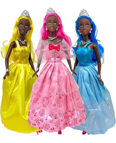 Детские куклы The New York Doll Collection Princess Posable Dolls, 11.5", 3-Piece Set, от 3 лет