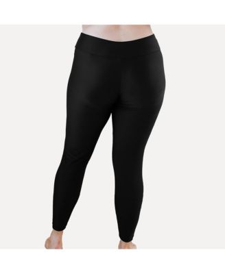 Plus Size Long Swim Leggings