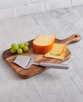 Maison Du Fromage 9-Piece Charcuterie Round Cheese Board and Cheese Tools Set