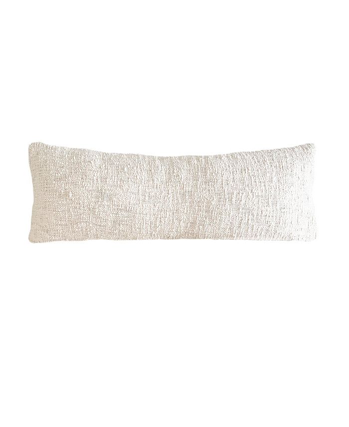 Anaya Home Cozy Cotton Ivory Boucle 20x54 Body Pillow Cover Macy s