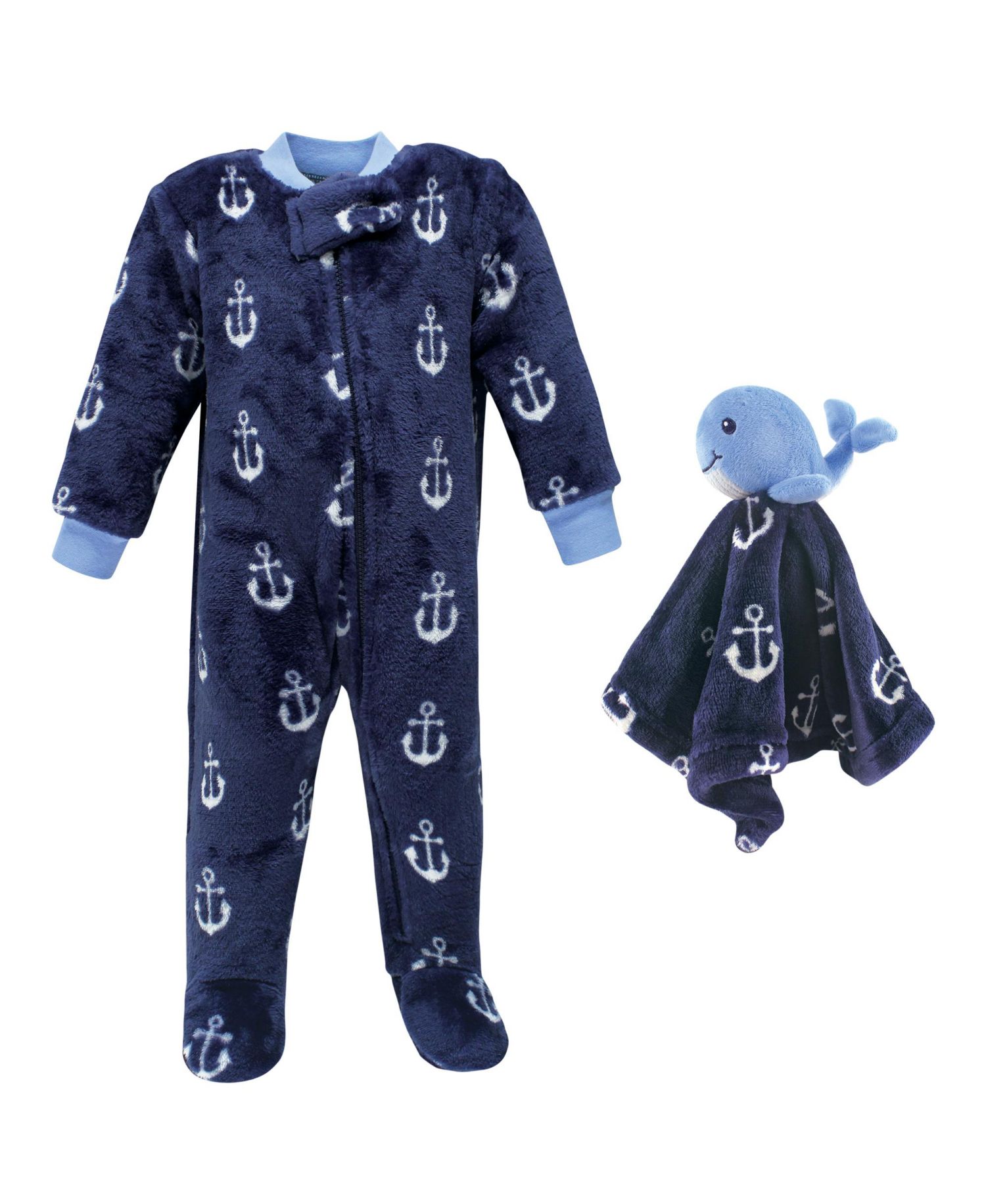 Baby Boys Hudson Cozy Flannel Plush for Sleep, Play, and Comfort