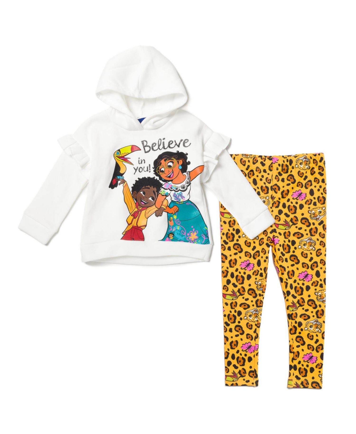 Girls Mirabel Pullover Fleece Hoodie and Leggings Outfit Set