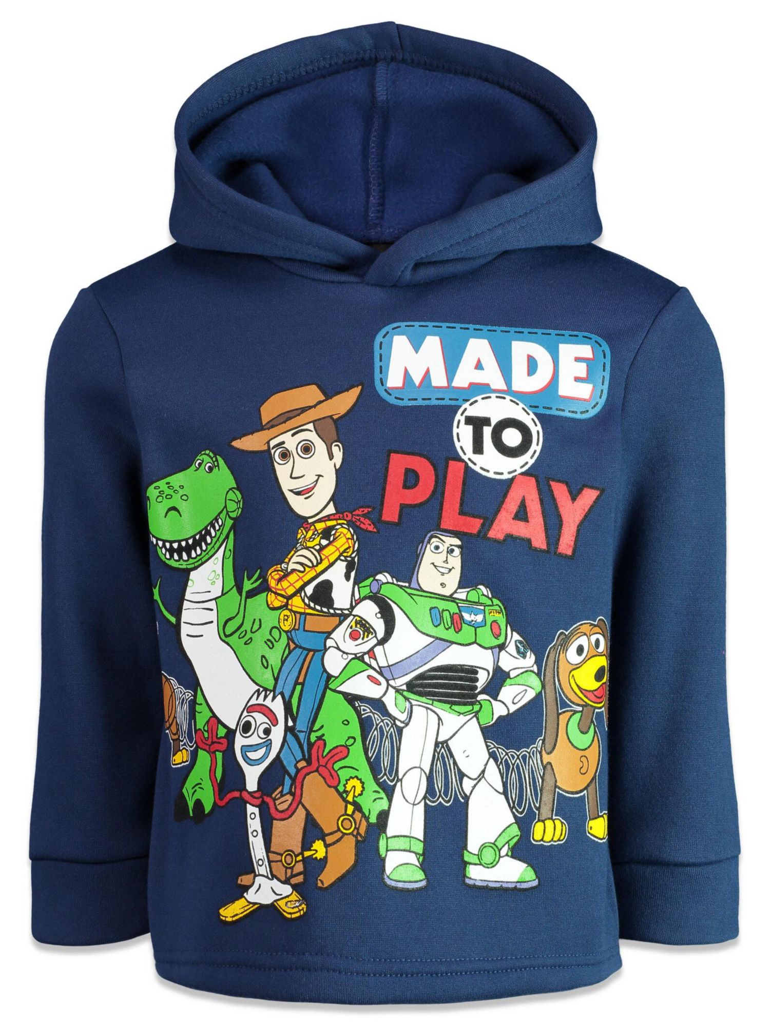 Little Boys Boys(2T-6) Disney Pixar Woody Buzz Lightyear Forky Fleece Hoodie and Jogger Pants Outfit Set